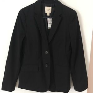 J. Crew black, lightweight wool blazer